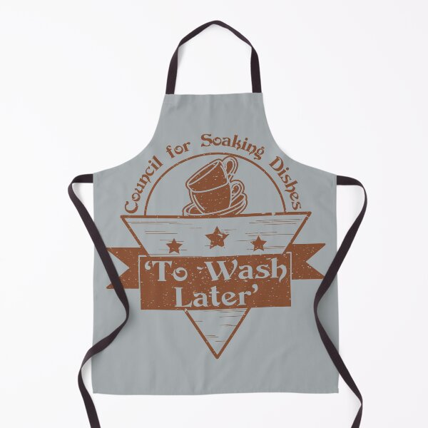 Item preview, Council for Soaking Dishes ‘To Wash Later’ designed and sold by Milena R..
