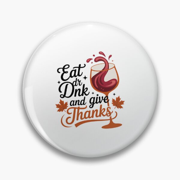 Item preview, Eat Drink And Thankful Thankgiving Day designed and sold by Sea4Adventures.