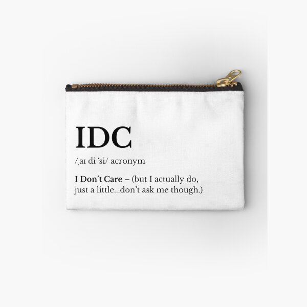 Item preview, IDC Funny Acronym Minimalist Design designed and sold by HasHs.