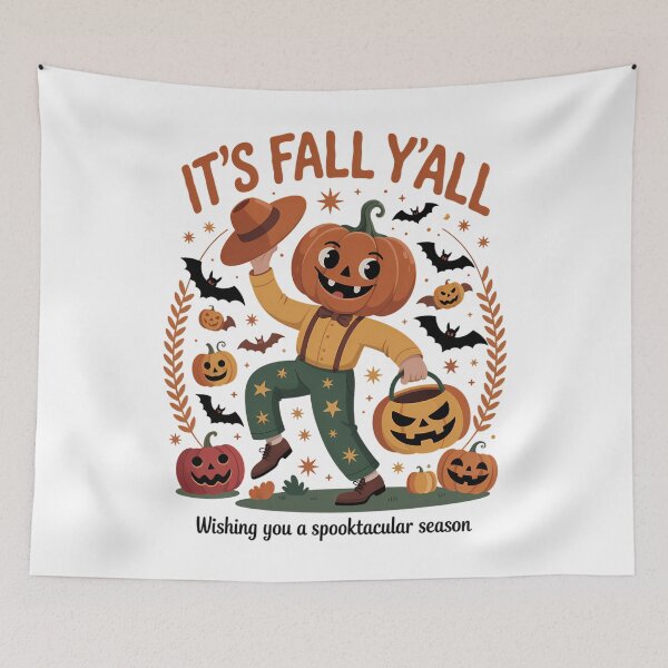 Item preview, Funny Halloween Autumn Cute It's Fall Y'all Pumpkins designed and sold by Sea4Adventures.