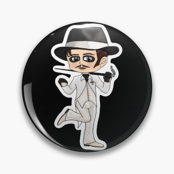 Item preview, White Suited Cardinal Copia Chibi with Hat designed and sold by MamaEmeritusArt.