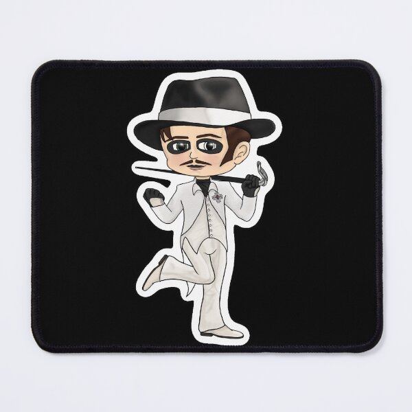 Item preview, White Suited Cardinal Copia Chibi with Hat designed and sold by MamaEmeritusArt.