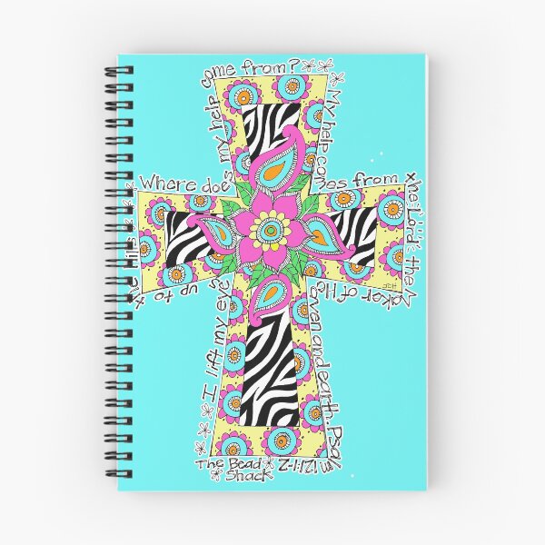 Item preview, Pretty Floral Cross Merchandise designed and sold by cindyfordyce.