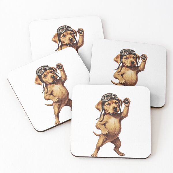 Item preview, Labrador puppy with goggles – mid-century design designed and sold by Retro40.