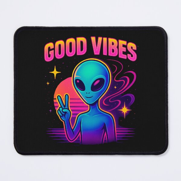 Item preview, Neon Alien – Cosmic Rebel designed and sold by Qopta.