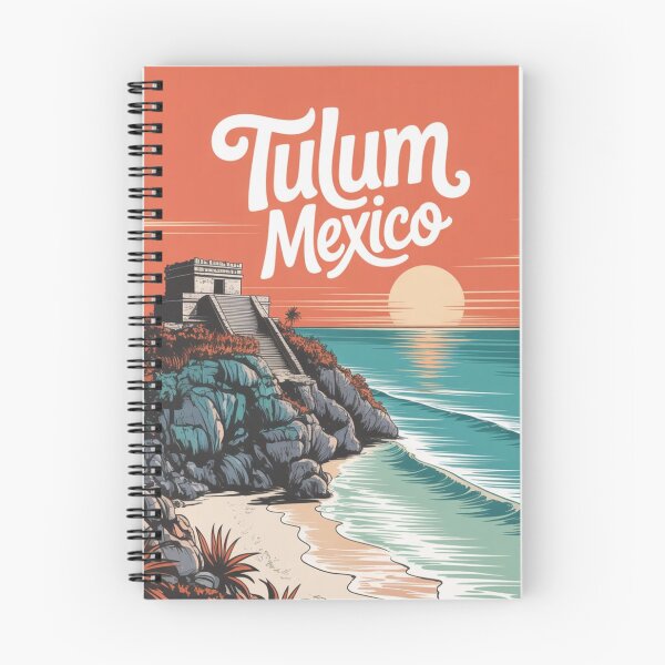 Item preview, Minimal Line Art Tulum Mexico – Sunset Ruins & Boho Travel Design designed and sold by Timeless Design.