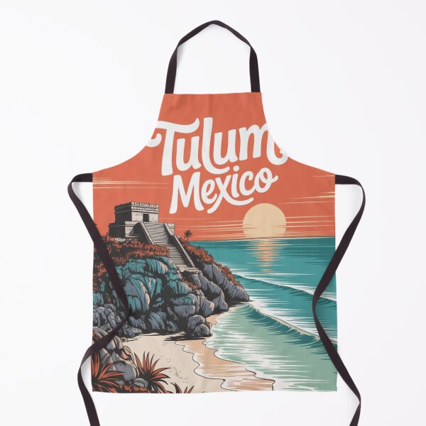 Item preview, Minimal Line Art Tulum Mexico – Sunset Ruins & Boho Travel Design designed and sold by Timeless Design.
