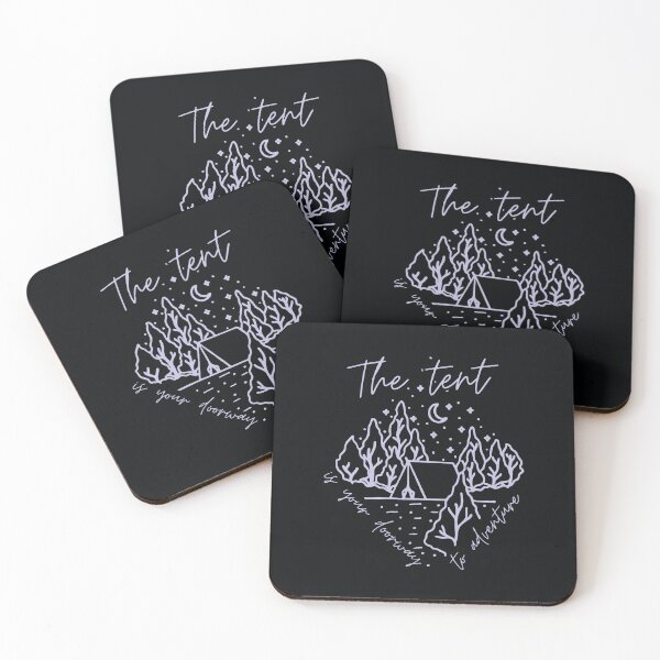 Item preview, Nighttime Forest Camping with Starry Sky designed and sold by SplashTastic.