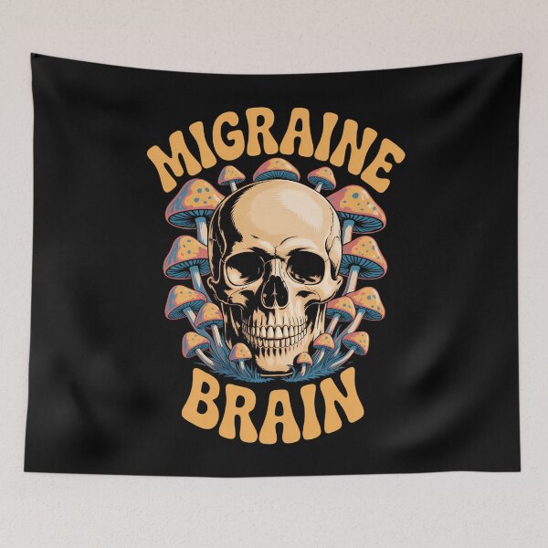 Item preview, Chronic Migraine Awareness Month Brain Skull designed and sold by Sea4Adventures.