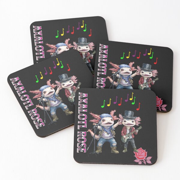 Item preview, Axolotl Rose - Whimsical Creature designed and sold by ArtisticDesignsbyLinda.