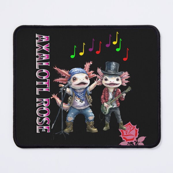 Item preview, Axolotl Rose - Whimsical Creature designed and sold by ArtisticDesignsbyLinda.