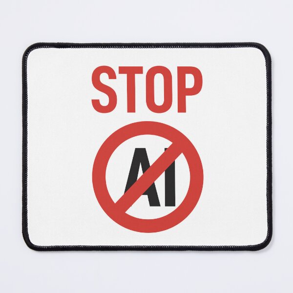 Item preview, Against Artificial Intelligence – STOP AI designed and sold by Wolagno.
