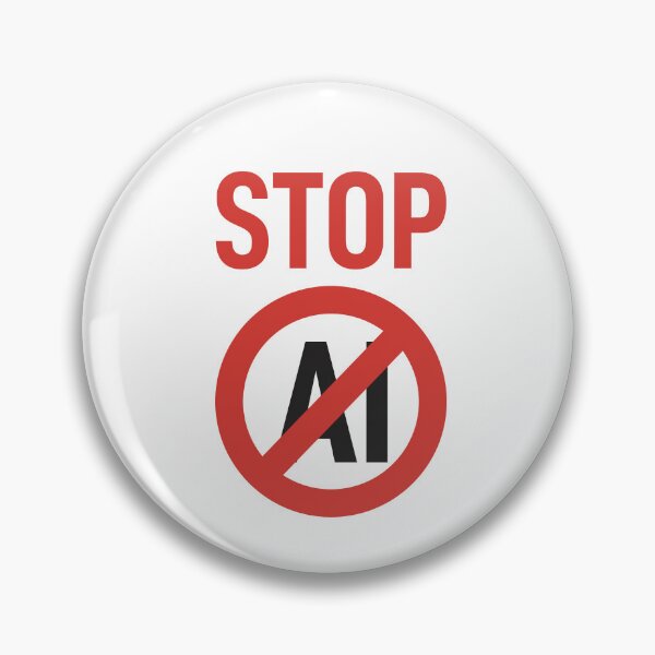 Item preview, Against Artificial Intelligence – STOP AI designed and sold by Wolagno.