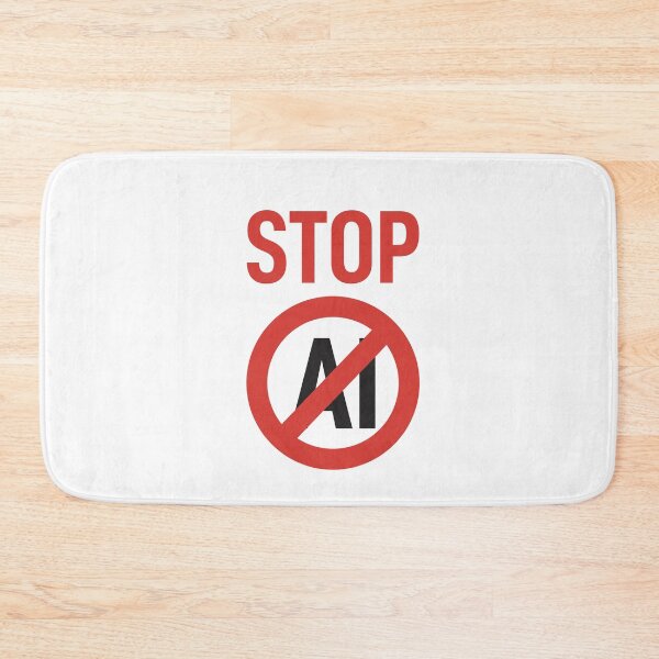 Item preview, Against Artificial Intelligence – STOP AI designed and sold by Wolagno.