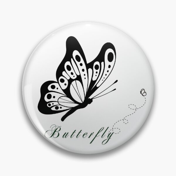 Item preview, Elegant Black & White Butterfly Minimalist Boho T-Shirt designed and sold by CholarCrafts.