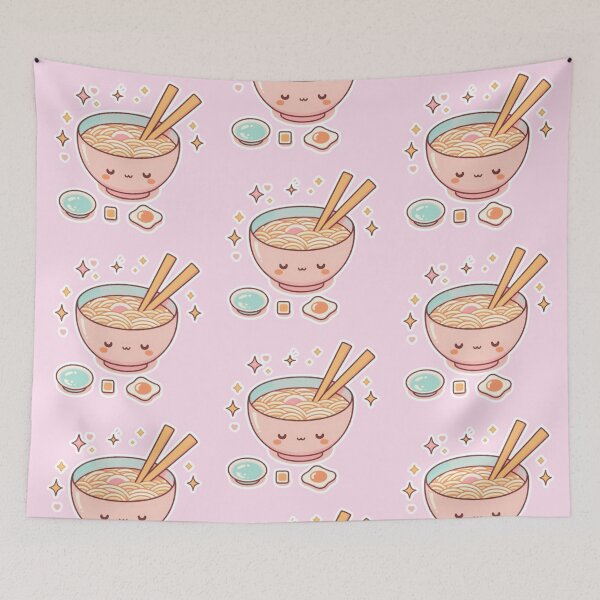 Item preview, Cute Kawaii Ramen Bowl – Adorable Anime Manga Noodle Lover Design designed and sold by Sugar Wisdom .