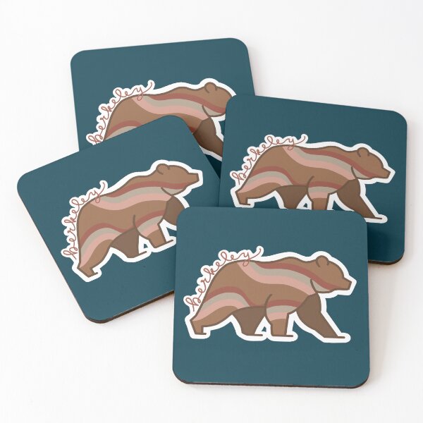 Item preview, UC Berkeley cute aesthetic bear sticker designed and sold by daisylo.