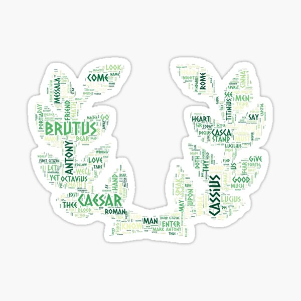 Item preview, Shakespeare's Julius Caesar Word Art designed and sold by Amy Olsen.