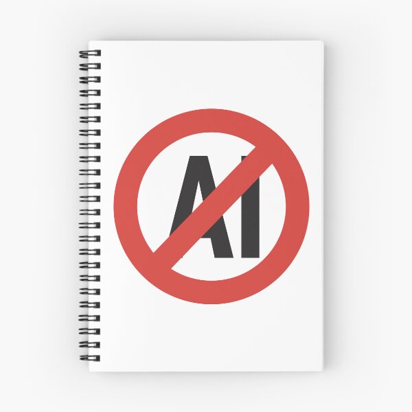Item preview, Against Artificial Intelligence – STOP AI designed and sold by Wolagno.
