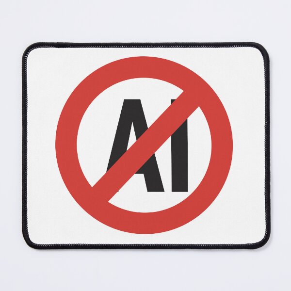 Item preview, Against Artificial Intelligence – STOP AI designed and sold by Wolagno.