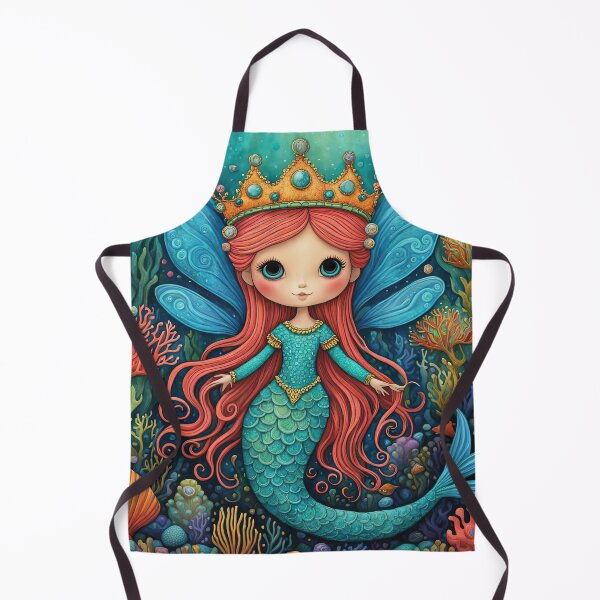 Item preview, Folk Art Coral Fairy designed and sold by Colin Bentham.