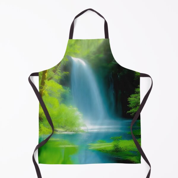 Item preview, Cascada tranquila en el bosque designed and sold by Island Art Studios.