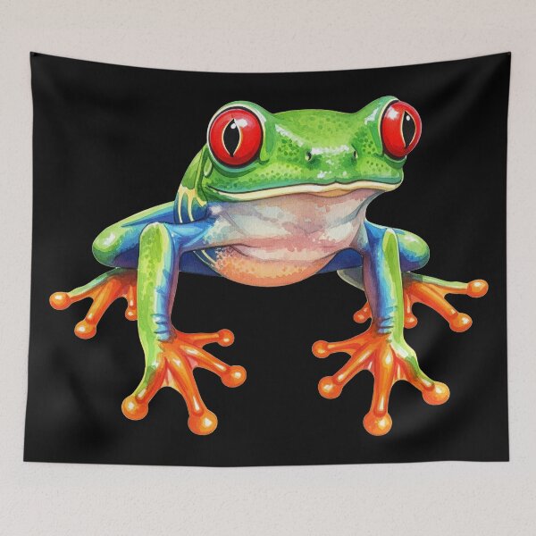 Item preview, Red-Eyed Tree Frog designed and sold by 4rtistcDrift.