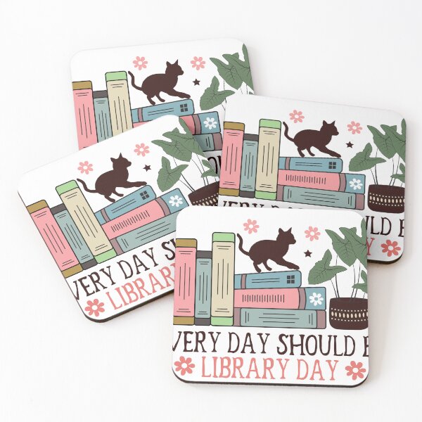 Item preview, Every Day Should Be Library Day – Book Lover Quote designed and sold by artcultreone.