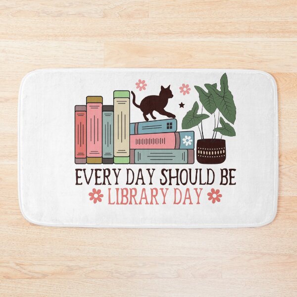 Item preview, Every Day Should Be Library Day – Book Lover Quote designed and sold by artcultreone.