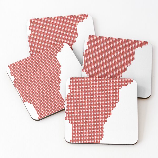 Item preview, Vermont Red Rhinestone designed and sold by TheIconSmith.