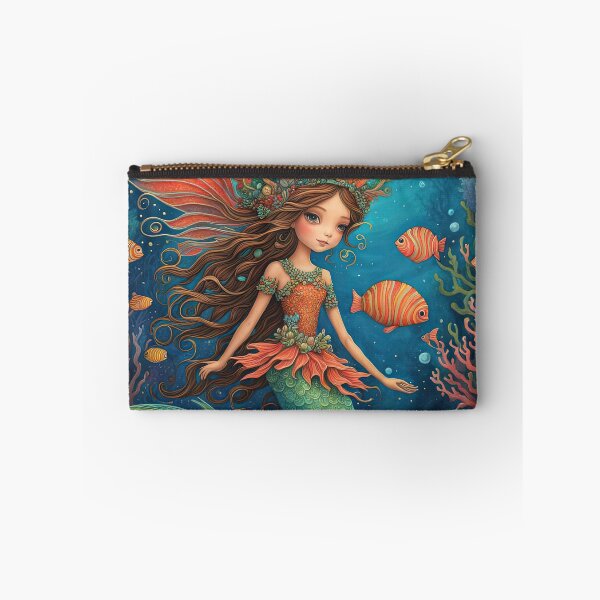 Item preview, Folk Art Coral Fairy designed and sold by Colin Bentham.