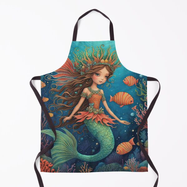 Item preview, Folk Art Coral Fairy designed and sold by Colin Bentham.