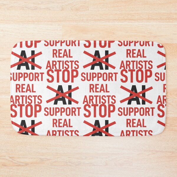 Item preview, Support real artists - STOP AI designed and sold by Wolagno.