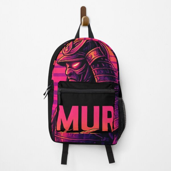 Item preview, RetroWave Samurai – Neon Warrior Spirit designed and sold by Qopta.
