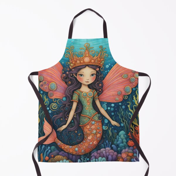 Item preview, Folk Art Coral Fairy designed and sold by Colin Bentham.