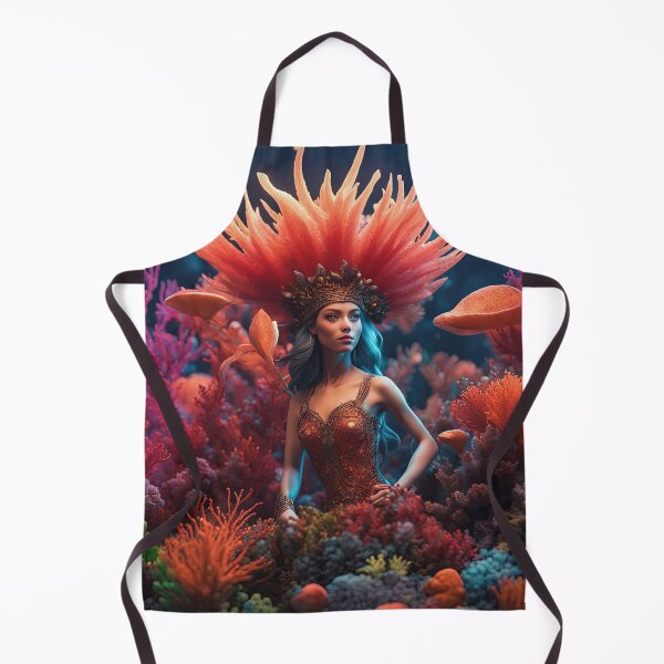 Item preview, Folk Art Coral Fairy designed and sold by Colin Bentham.