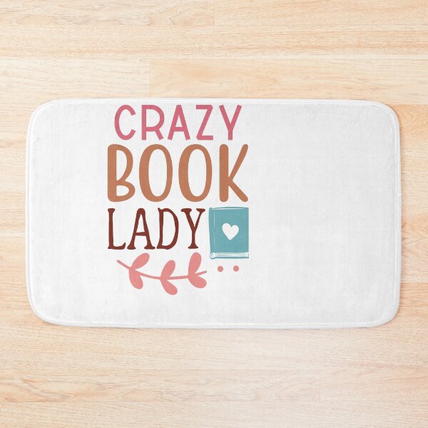 Item preview, Crazy Book Lady – Funny Bookworm Quote designed and sold by artcultreone.