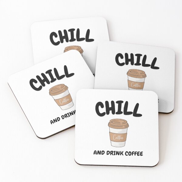 Item preview, Chill and Drink Coffee – Takeaway Cup Illustration designed and sold by Wholeness-Wild.