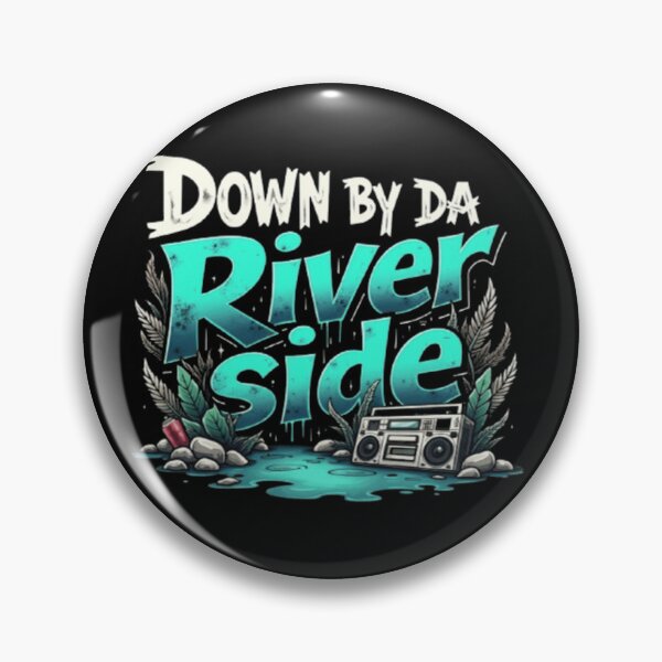 Item preview, Down by da River Side – Hip-Hop Flow Tee designed and sold by WillRose-Fashon.