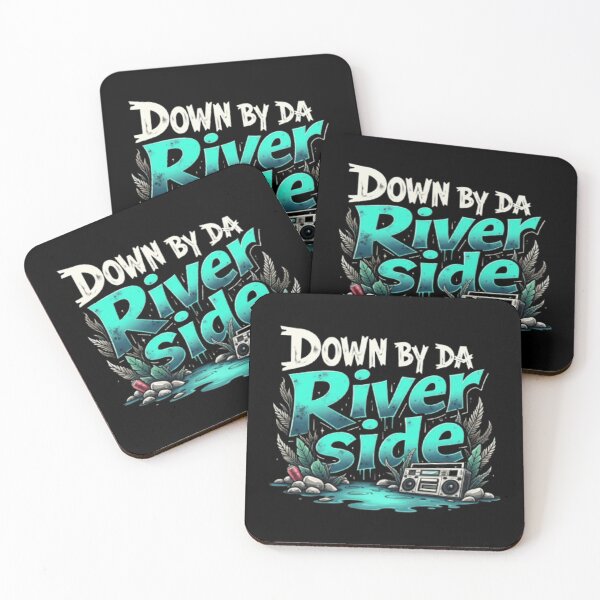 Item preview, Down by da River Side – Hip-Hop Flow Tee designed and sold by WillRose-Fashon.