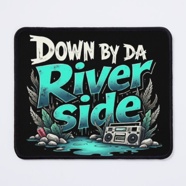 Item preview, Down by da River Side – Hip-Hop Flow Tee designed and sold by WillRose-Fashon.