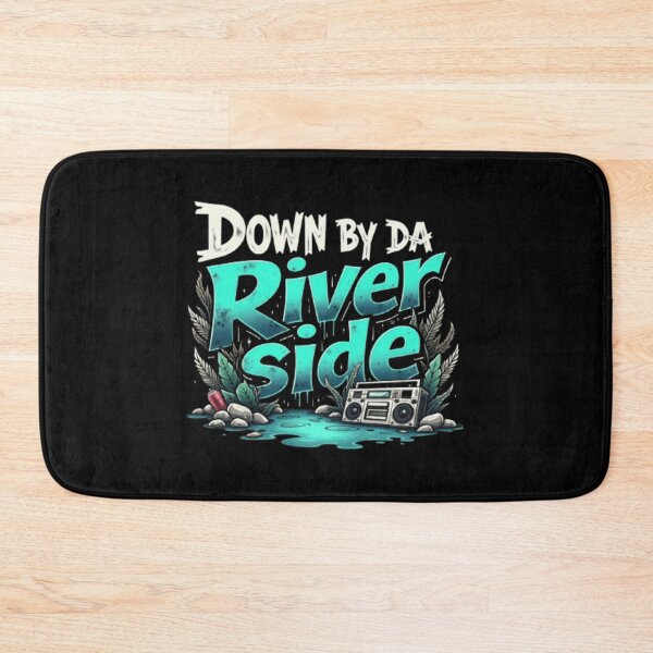 Item preview, Down by da River Side – Hip-Hop Flow Tee designed and sold by WillRose-Fashon.