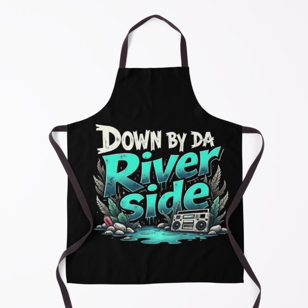 Item preview, Down by da River Side – Hip-Hop Flow Tee designed and sold by WillRose-Fashon.