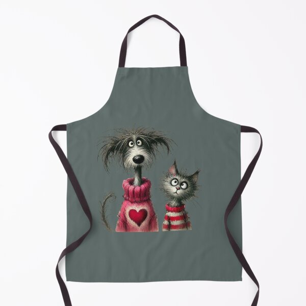 Item preview, Cute Dog and Cat in Sweaters" designed and sold by The Art Vibe.