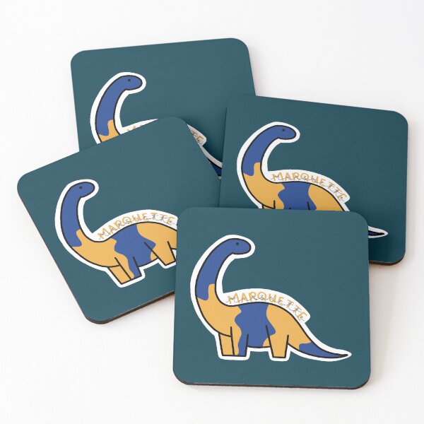 Item preview, Marquette university cute aesthetic dinosaur sticker designed and sold by daisylo.