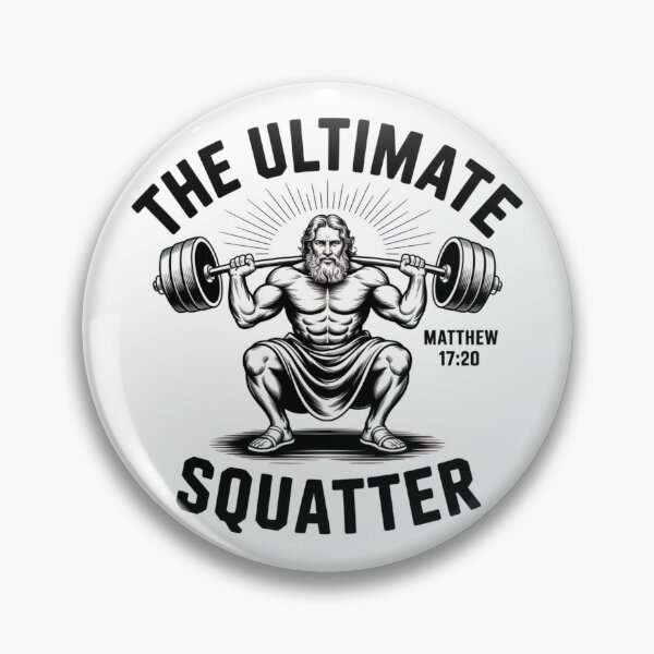 Item preview, The Ultimate Squatter – Faith & Fitness with Matthew 17:20 designed and sold by teevoxx.