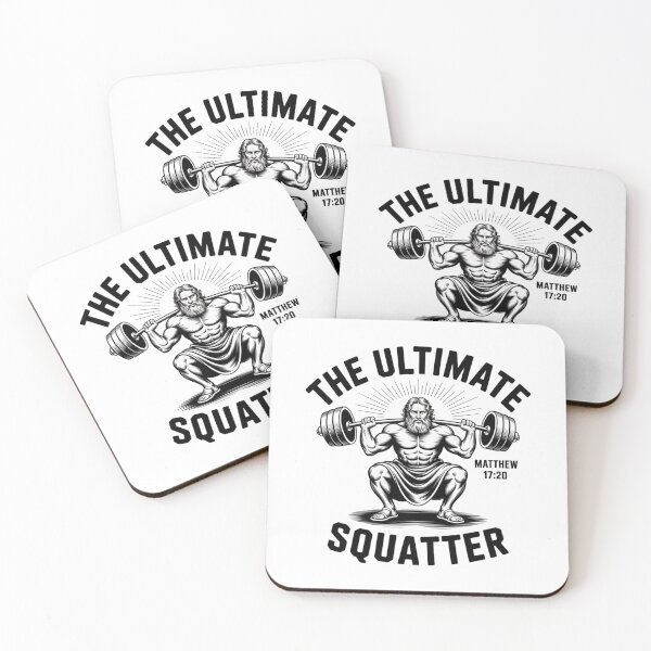 Item preview, The Ultimate Squatter – Faith & Fitness with Matthew 17:20 designed and sold by teevoxx.