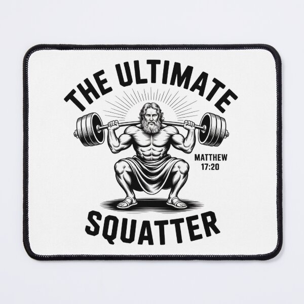 Item preview, The Ultimate Squatter – Faith & Fitness with Matthew 17:20 designed and sold by teevoxx.