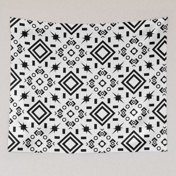 Item preview, Retro Art Deco Geometric Pattern 24.P06b.062.064 designed and sold by Space & Care - Art Deco GeoMetrica.