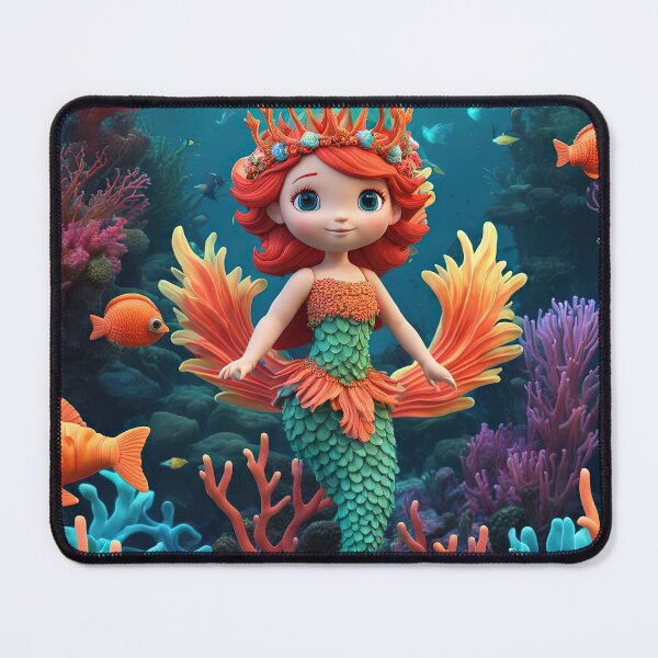 Item preview, Folk Art Coral Fairy designed and sold by Colin Bentham.